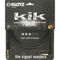 KLOTZ KIK 3M Gold Straight-Right Angle Guitar Cable