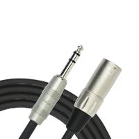 Kirlin KMP483PR-10 10ft Male XLR - 6.5 Stereo Jack Cable
