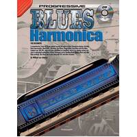 PROGRESSIVE 18385 BLUES HARMONICA BK & CD