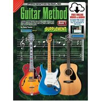 Progressive 69133 Guitar Method Book 1 Supplement Book/Online Video & Audio