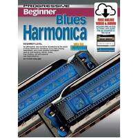Progressive 69162 Beginner Blues Harmonica Book/Online Video & Audio