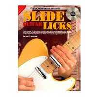 PROGRESSIVE SLIDE GUITAR LICKS BK & CD 18358 