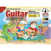 Progressive 18322 Guitar Method 1 for Young Beginners Book/Online Video & Audio