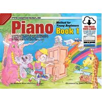 Progressive 18326 Piano Book 1 for Young Beginners Book/Online Video & Audio