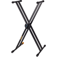 Hercules KS120B EZ-LOK Double Brace Keyboard Stand