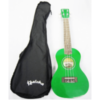 Kealoha KUK23GREEN Concert Ukulele w/ Bag