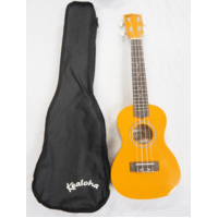 Kealoha KUK23ORANGE Concert Ukulele w/ Bag