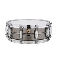 Ludwig L1LB416K Black Beauty Brass Snare Drum 5 x 14" Hammered Shell Imperial Lugs