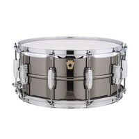 Ludwig Black Beauty Brass 14" x 6.5" Smooth Shell Snare Drum