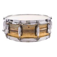 Ludwig Raw Brass Phonic Snare Drum 14" x 5" Raw Brass Shell with Imperial Lugs