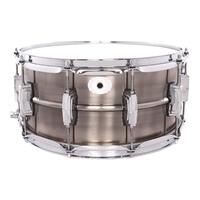 Ludwig Ltd Ed Copper Phonic Pewter 6.5x14" Snare Drum w/ Imperial Lugs