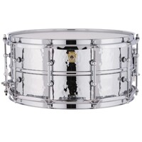 Ludwig L1LM402KT 6.5" X 14" Supraphonic Hammered Aluminium Snare Drum