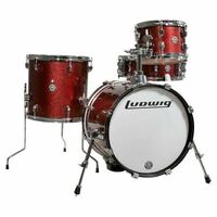 Ludwig Breakbeats by Questlove Compact 4-Piece Shell Pack Wine Red Sparkle