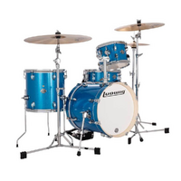 Ludwig Breakbeats by Questlove Compact 4-Piece Shell Pack - Blue Sparkle