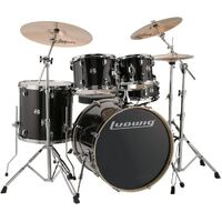 Ludwig Evolution  22' Outfit w /Hardware - Black Sparkle