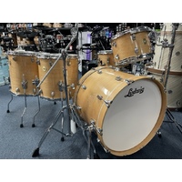 Ludwig Continental 1 Up 2 Down 22" Kick 5-Piece Drum Kit - Natural Maple