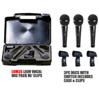 Leem 3 Piece Mic Set With Case