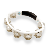 LP Percussion LP152 Hand Held Tambourine White
