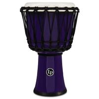 LP Percussion 7" Rope Tuned Circle Djembe w/ Perfect-Pitch Head Purple