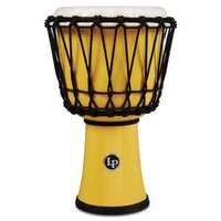LP Percussion 7" Rope Tuned Circle Djembe w/ Perfect-Pitch Head Yellow