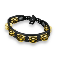 LP Percussion Cyclops Brass Black Mount Tambourine - LP175