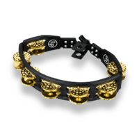 LP Percussion Cyclops Dimpled Brass Mount Tambourine - LP179