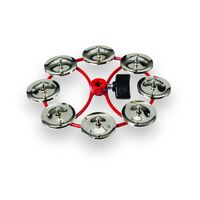 LP Percussion LP191NYS City Series Single Row Jingle Ring Hi-Hat Tambourine