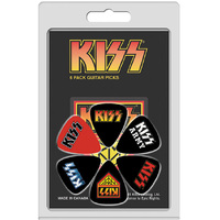 Perris 6-Pack "KISS" Licensed Guitar Picks Pack