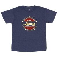 Ludwig EST. 1909 Drum Tee Shirt Navy