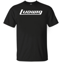 Ludwig Block Logo Tee Black Large