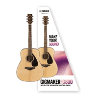 Yamaha Gigmaker FG800 Acoustic Guitar Value Pack - Natural