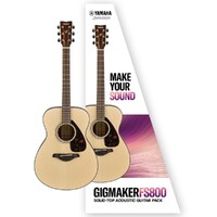 Yamaha GIGMAKERFS800 Acoustic Guitar Pack