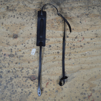 Black Leather Mandolin Strap With Pad