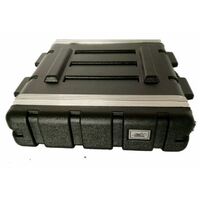 MBT MBT1902 2-Unit ABS Rack Case Black