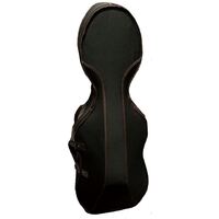 MBT 1/2 Size Hard-Foam Cello Case with Wheels in Black/Brown