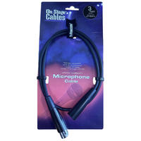 On Stage Microphone Cable, XLR-XLR, 3ft