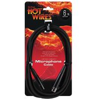 Hot Wires Microphone Cable, XLR-XLR, 6ft