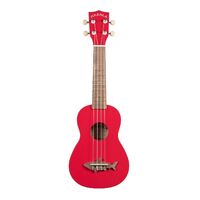 Kala Makala MK-SS/RED Red Sea Shark Bridge Soprano Ukulele