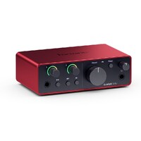 Focusrite Scarlett Solo Gen 4 2-in/2-out USB Audio Interface