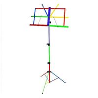 Xtreme MS109H Fold Up Music Stand Harlequin Design Rainbow Colours
