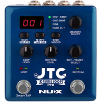 NU-X Verdugo Series JTC Drum & Loop Pro Dual Switch Looper Pedal