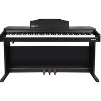 NU-X WK400 Upright 88-Key Digital Piano with Slide-Top in Black Finish