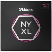 D'Addario NYXL45100 Nickel Wound Bass Guitar Strings Regular Light 45-100 Super Long Scale