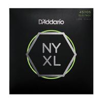 D'Addario NYXL45105 Nickel Wound Bass Guitar Strings Light Top/Med Bottom 45-105 Long Scale