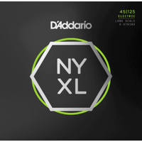 D'Addario NYXL45125 Nickel Wound Regular Light 45-125 Long Scale 5-String