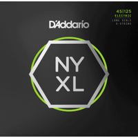 D'Addario NYXL45125 Nickel Wound Regular Light 45-120 Long Scale 5-String