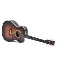 Sigma OMTC-1E SB Sunburst Orchestral Body Acoustic Electric Guitar