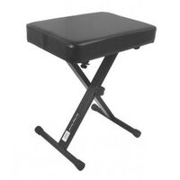 On Stage OSKT7800 Three-Position X-Style Piano Bench Black Steel
