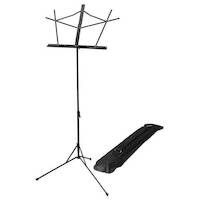 On Stage Sheet Music Stand Detatchable Bookplate in Black with Bag
