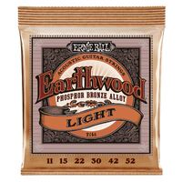 Ernie Ball 2148 11-52 Earthwood Phosphor Bronze Light Acoustic Guitar Strings